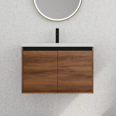 Ensemble de meuble-lavabo simple 29,53 avec plateau Deontrey
