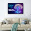 «Cyber Tree Neon», impression sur toile tendue sur toile, ensemble de 1-1867479090