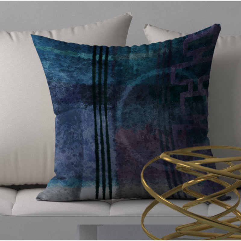 Housse de coussin carrée/insert, 18" x 18"