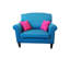 Fenner 1 Seater Loveseat-22689922
