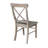 Bellmead Solid Wood Cross Back Side Chair-274613921
