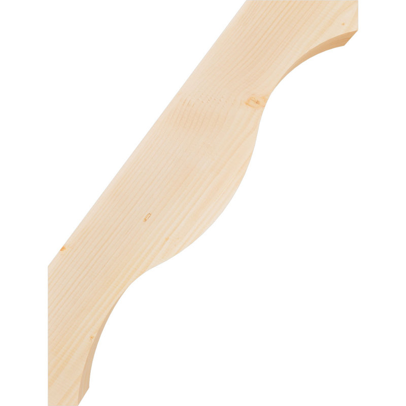Attelle de genou Funston, Sapin de Douglas, Lisse, H 34 po x l 3,5 po x P 26 po