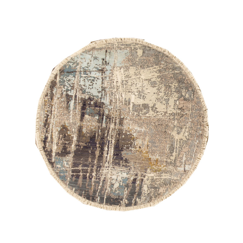 Hand Knotted Abstract Area Rug