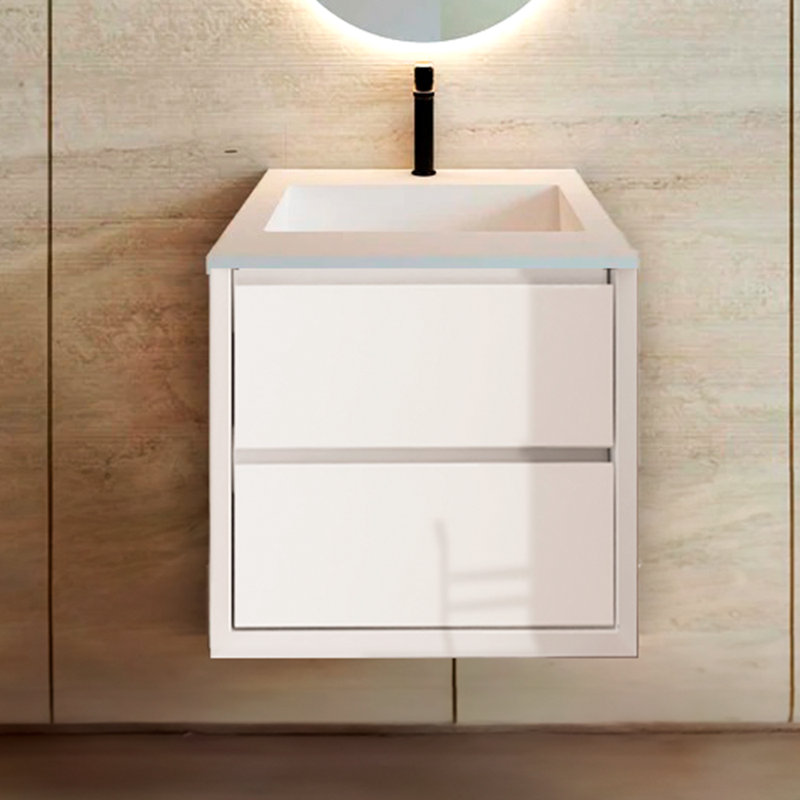 Armoire de salle de bain Collection COOL by , Onix, Blanc mat, 24"