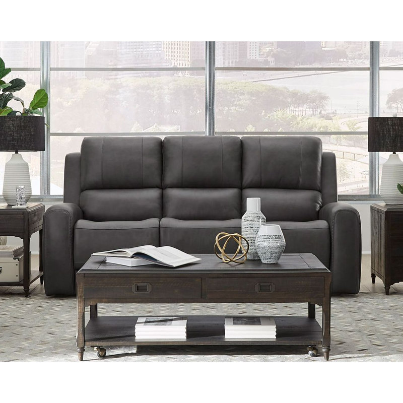Abarca Zero Gravity Power Reclining Sofa P3, Autumn Fog