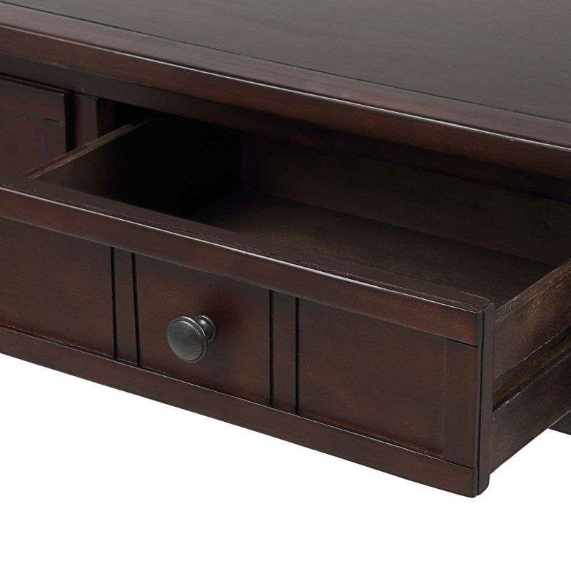 Ayumi 35.43'' Solid Wood Sideboard, Espresso