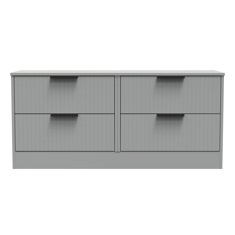 Berklie 4 Drawer Bed Box (Ready Assembled), Dusk Grey