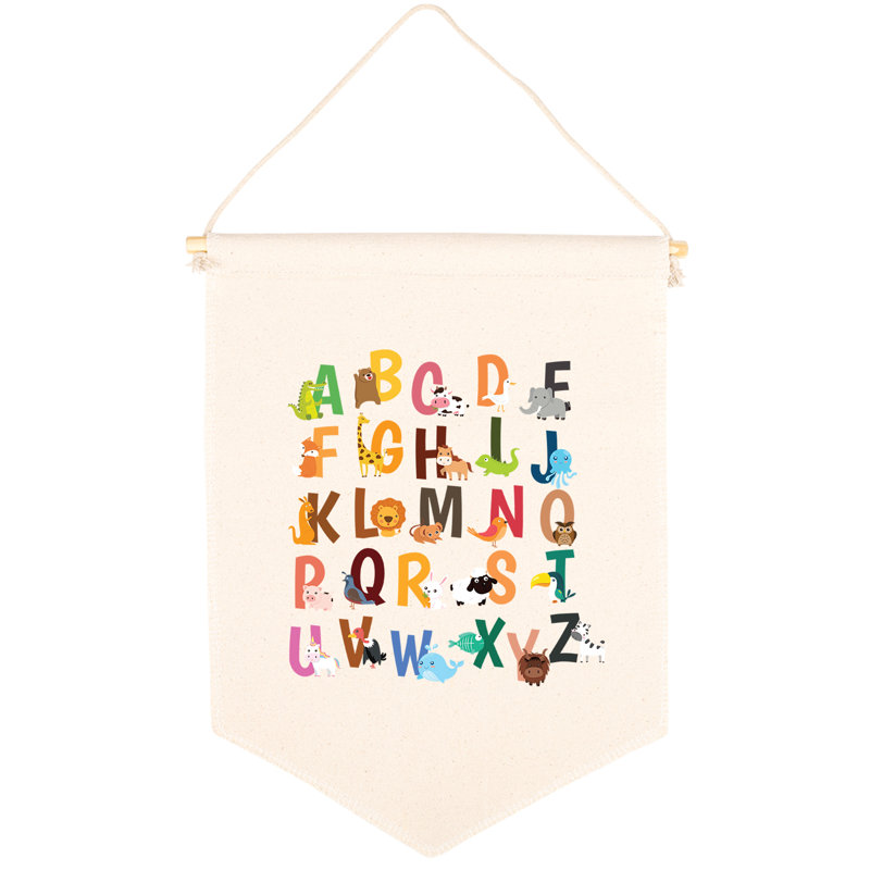 Bannières alphabet et animaux