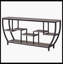 Console industrielle, canapé d'entrée 70,9 "avec tablettes-1297024453