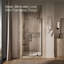 Revel 40'' x 74'' Pivot Shower Door with CleanCoat® Technology-2038862171