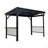 Hardtop Grill Gazebo, Outdoor BBQ Gazebo With 2 Side Shelves And Sloping Galvanized Steel Roof, Metal Permanent Grill Canopy With Ceiling Hooks(Canopy)-112604546