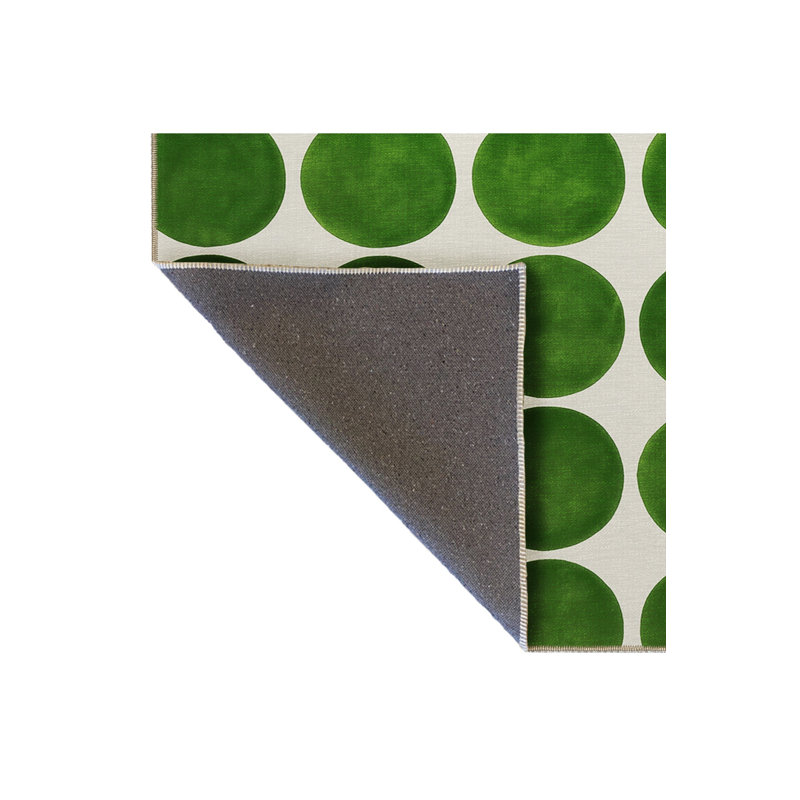 Tapis tissé orange Mosso, 4'11" x 7'7"