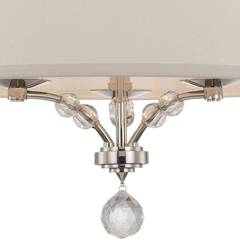 Vann 3 - Light Dimmable Drum Chandelier