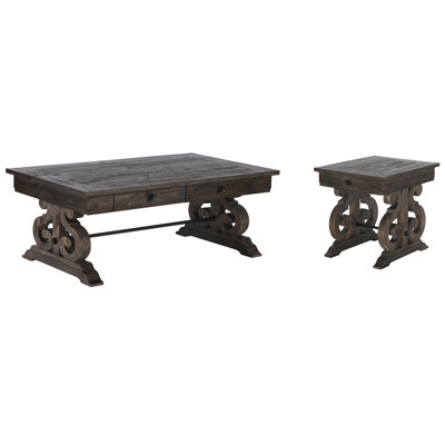 Aylor Rectangular Cocktail Table With End Table