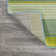 Aliyaah Gradient Ticking Striped Green/Blue Rug