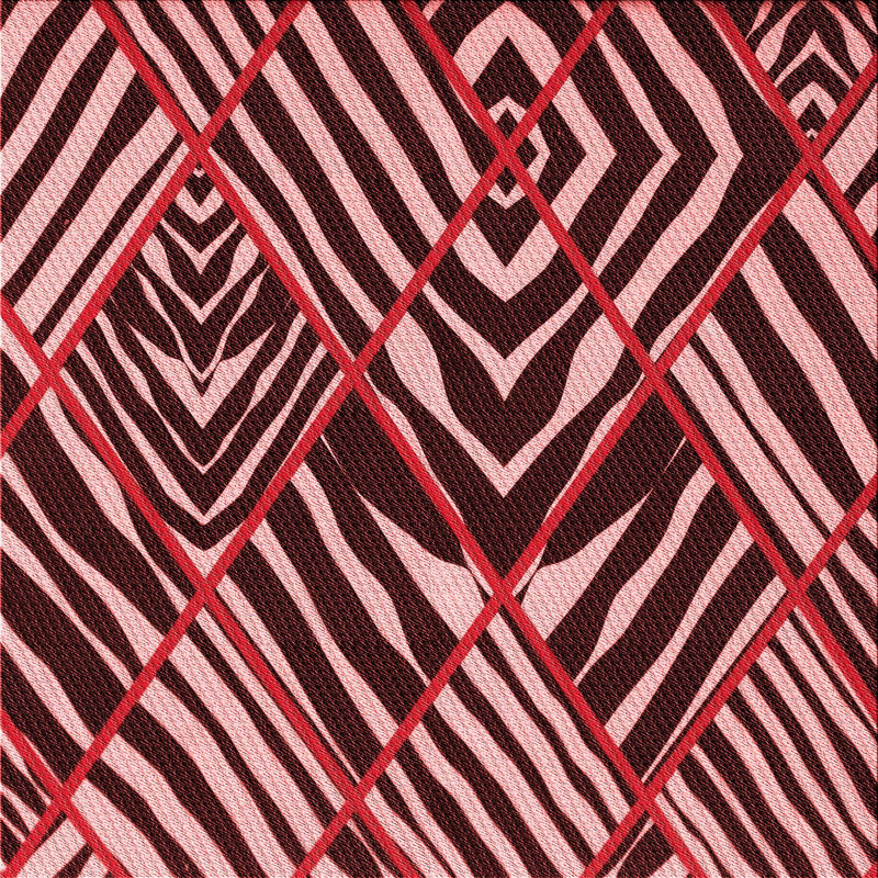 Striped Indoor Rug, Square 4'