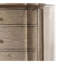 Commode antique à finition taupe