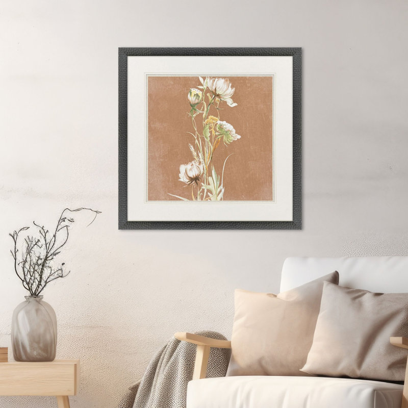 Fleurs sauvages I, art encadré