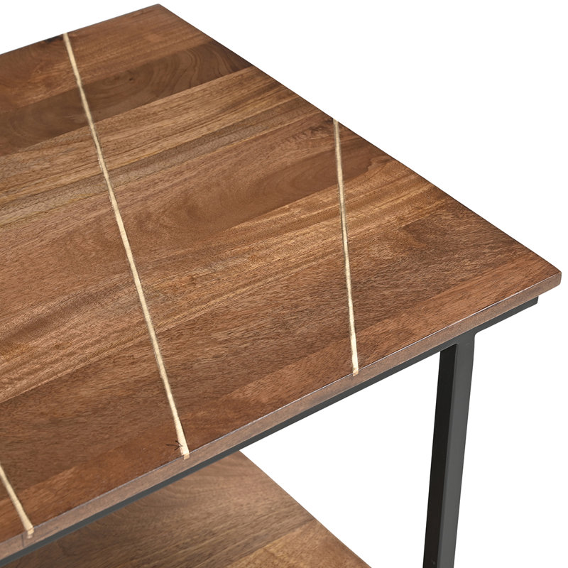 Anjanet Four Leg Coffee Table, Medium Wood