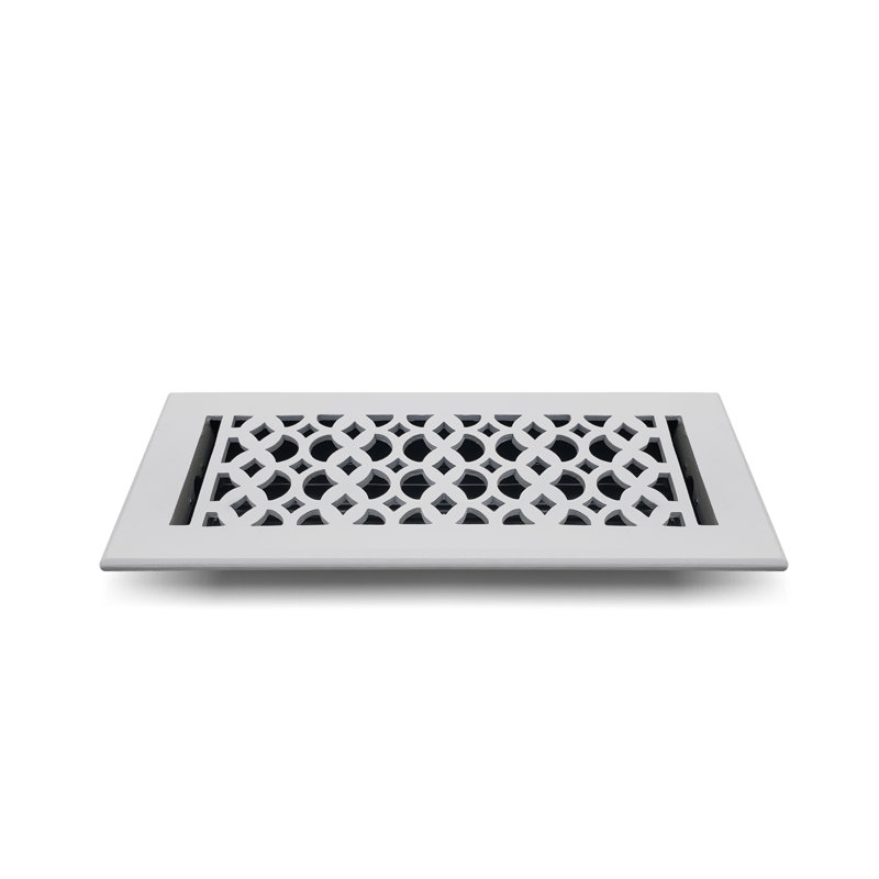 Grille en métal, Blanc