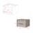 Floating Nightstand Calion, Bedroom, Light Gray-874773832