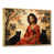 Toile avec cadre flottant or
