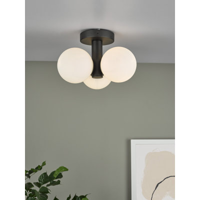 Pragathi Glass Semi Flush Mount