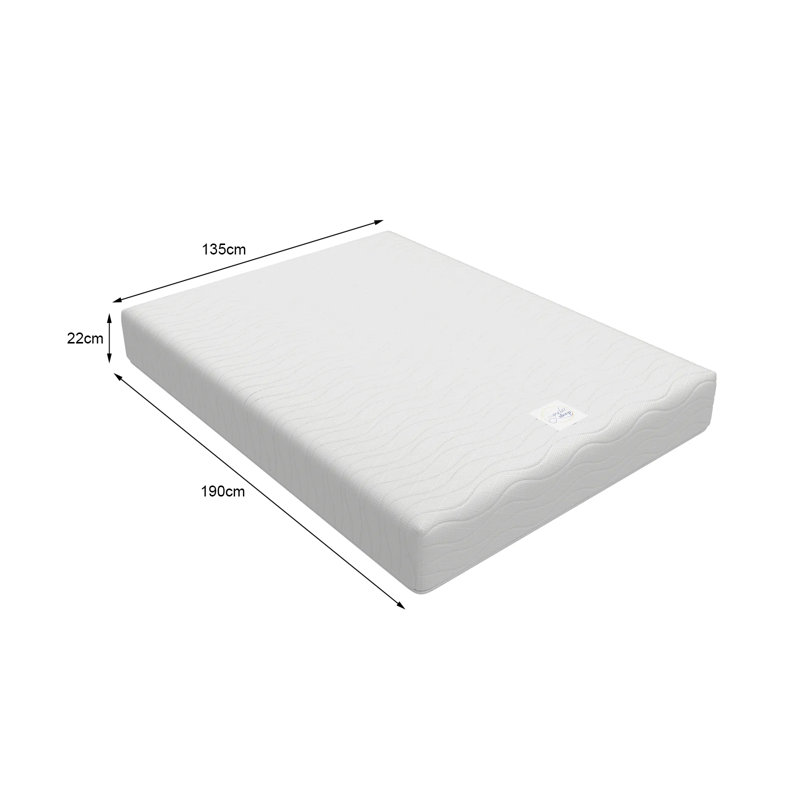 Symple Stuff Pocket Sprung Mattress, Double (4'6)