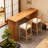 BAR STOOL WITH LADDER BACK