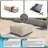 Ottoman For Outdoor Sectional Sofa For Patio, Garden And Swimming Pool-536375957