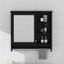 Armoire à miroir murale 30 "avec tablette réglable-822486993