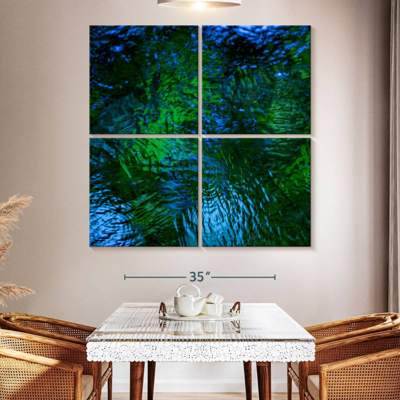 Monets Pool I, 50" H x 50" W