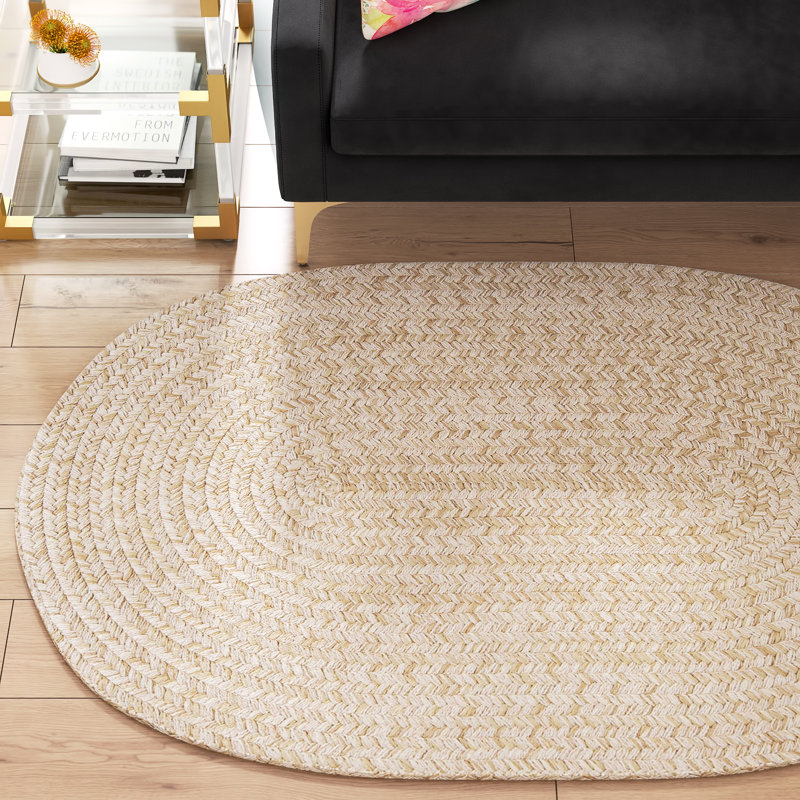 Tapis réversible en laine Madrid, Ovale 8 pi x 11 pi