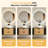 Wall-Mounted Round LED Anti-Fog Bathroom Mirror, Adjustable Brightness and Color Temperature Vanity Mirror-592977396