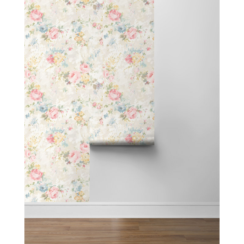 Antanesha Peel & Stick, Beige / jaune / bleu
