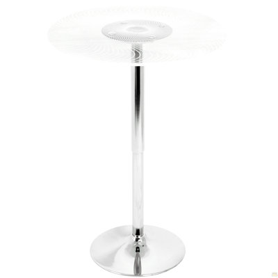 Contemporary Light Up Adjustable Bar Table