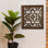 Solid Wood Frame Square Wall Mirror