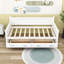 Lit de jour simple en bois 2 tiroirs-1236989094