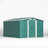 Ajay 8ft. W x 10ft. D Metal Apex Tool Shed-1616926725