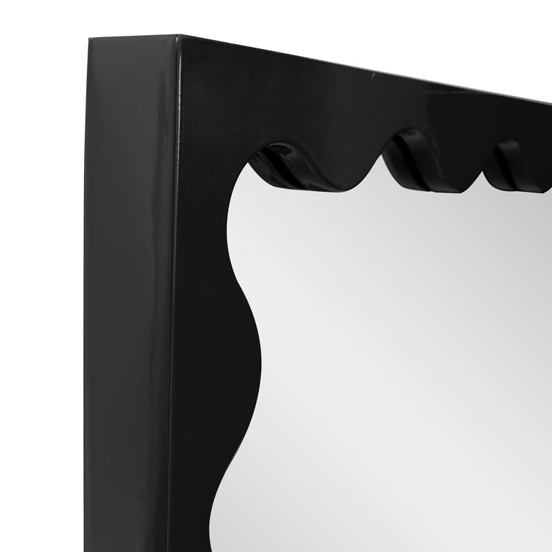 Miroir mural Ailee, Noir
