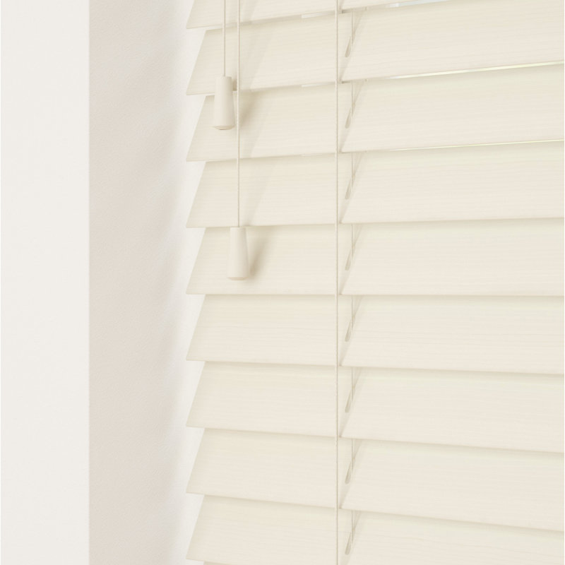Semi Sheer Horizontal/Venetian Blind, 130 cm L x 110 cm W, Cloud