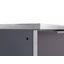 Ensemble de 4 armoires en aluminium pour l'extérieur Barbecue au gaz naturel performant-124244949