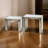 Glass Top Nesting Tables