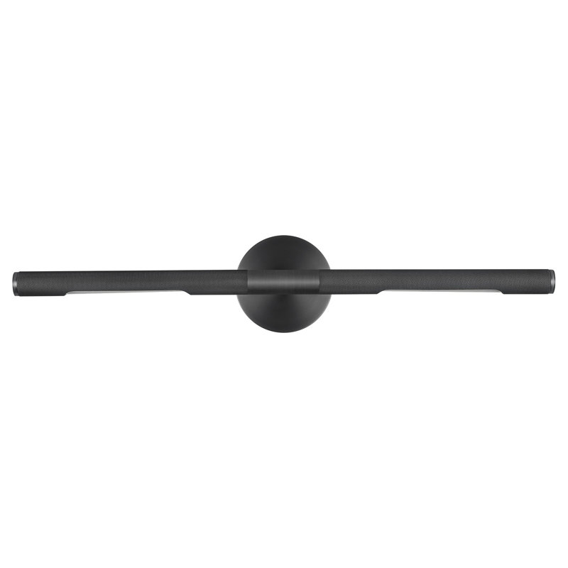 30" Dimmable Wall Mounted 360° Rotatable Picture Light, Matte Black