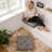  Square Microfiber  Floor Pillow /Cushion,Indoor & Outdoor Use, 19''x19''x5'', Gray.-668002478