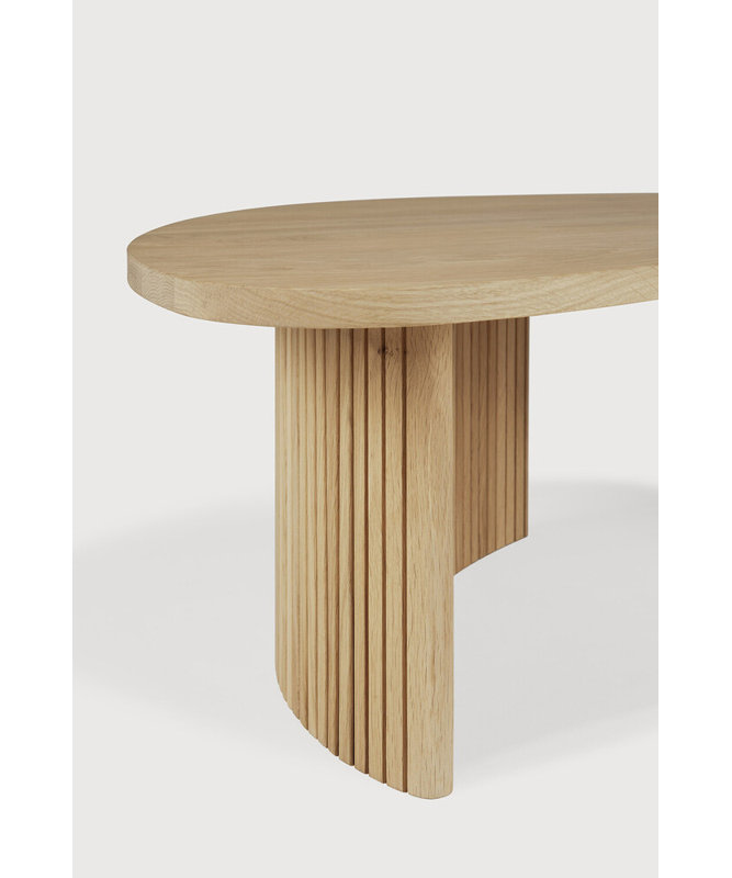 Boomerang Solid Wood Coffee Table, Oak