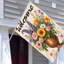Drapeau d'urne floral rétro pour intérieur et extérieur, L 35 x l 24