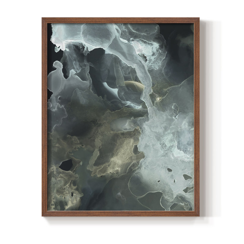 Reproduction encadrée dorée Spector II - bois massif, Brun, H 10 po x l 8 po
