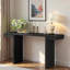 Console avec lignes géométriques et pieds réglables-381368188
