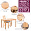 4 - Person Solid Oak Dining Set